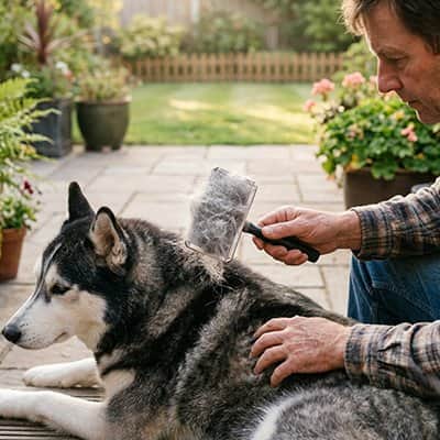 Brosse à Chien normal pour poil