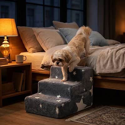 Escalier pour chien chiot