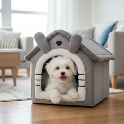 maison pour petit chien taille moyenne
