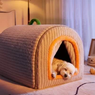 niche portable pour chien interieur