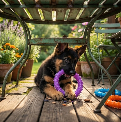 Brosse a dent pour chien toilettage