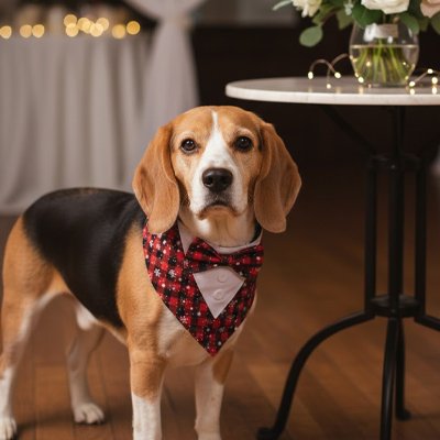 bandana a chien avec motif