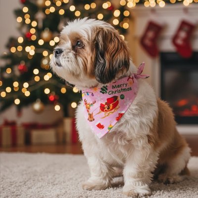 bandana chien avec motif