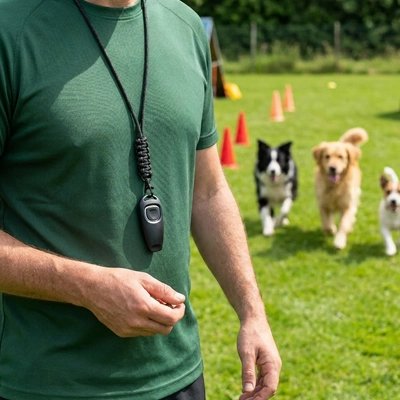 Clicker à chien noir