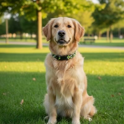 collier arme chien 