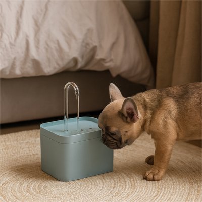 Fontaine a eau Chien petit