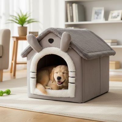 grande maison taille large pour gros chien