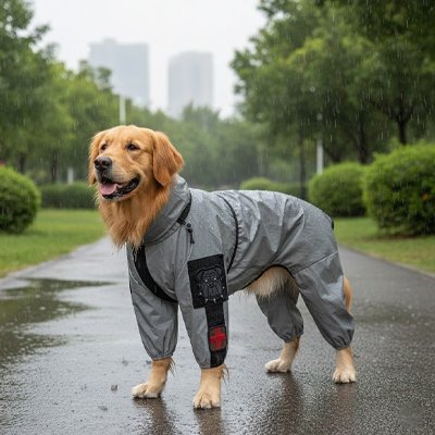 imperméable pour grand chien​  pluie