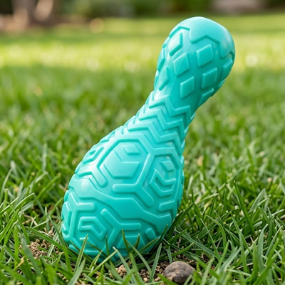 Jouet pour Chien en TPR|Forme Quille de Bowling Durable et Interactif