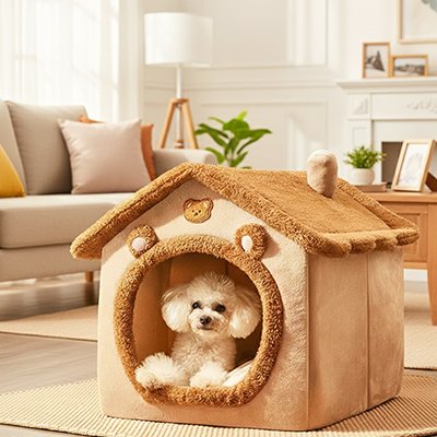 maison intérieure pour petit chien 