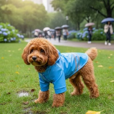 manteau bleu pale pour petit chien 