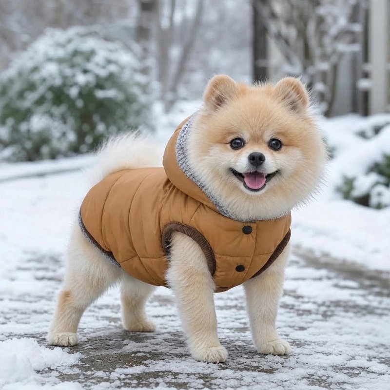 Manteau pour chien fermeture pression rapide