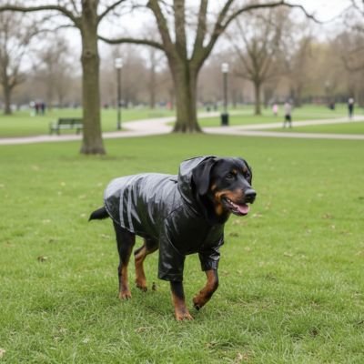 manteau noir pour gros chien 