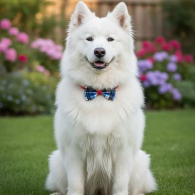 noeud papillon avec motif pour  chien 