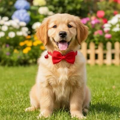 noeud papillon rouge avec clochette pour chien 