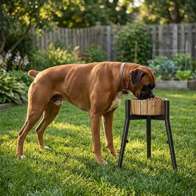 Support gamelle Chien