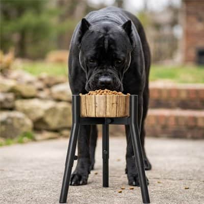 Support gamelle Chien